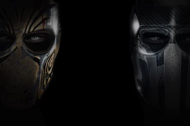 Two Masked Men, Black Backgrounds Wallpapers And Images ...