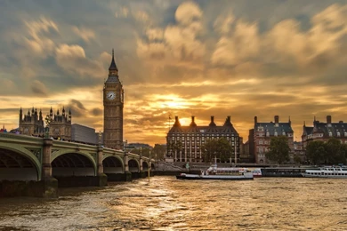 Big Ben At Sunset Wallpapers