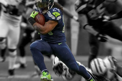 Download Seattle Seahawks Marshawn Lynch Wallpapers For Samsung ...