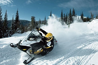 Wallpapers Snowmobile Snow Sport Image