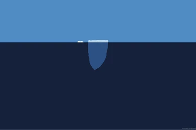 Download 2560x1600 Minimal Iceberg Wallpapers