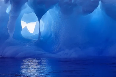 Nature Antarctica Iceberg Ice Winter Passage Water Light Window ...
