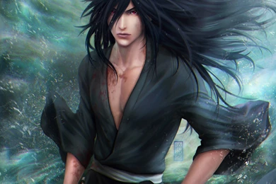 Anime Series Naruto Uchiha Madara Long Hair Single Character ...
