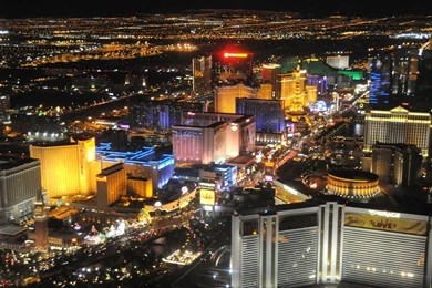 Download Wallpapers 1920x1080 Las Vegas, Nevada, Night, Road Full ...