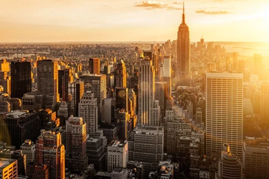 New York Nyc CityaeYaeY Dawn Skyscrapers Wallpapers