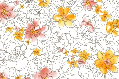 HD Flower Illustrations Design   Floral Patterns   Floral ...