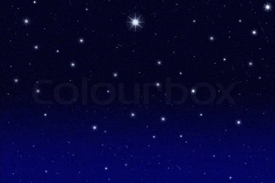 Abstract City Silhouette On Night Starry Sky Backgrounds