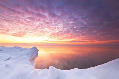 Pink Sunset In Antarctica Wallpapers And Images   Wallpapers ...