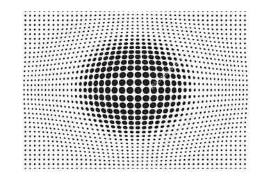 Hypnotic Optical Illusion Halftone Backgrounds Vector Pack