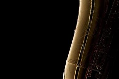 Saxophone On Black Backgrounds HD Desktop Wallpapers : Fullscreen ...