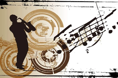 Man Playing A Saxophone Wallpapers   Vector Wallpapers