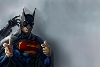 Wallpapers Funny Superman Disguised As Batman   1600 X 1000 ...