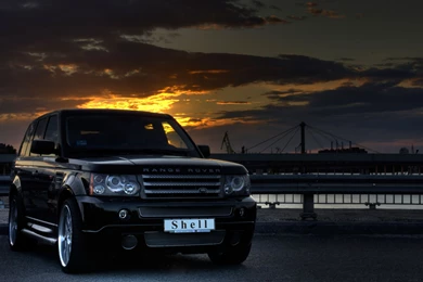 Black Range Rover Wallpaper.