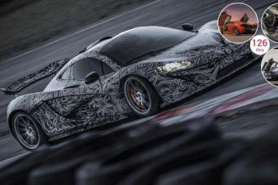 2014 McLaren P1 In Camo   Front