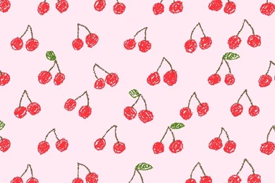 Cherry(Crayon Drawing) Background, Wallpapers < Free Clipart Graphics