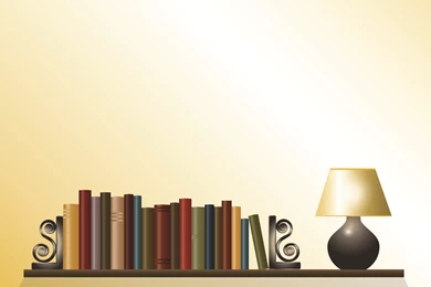 Book Shelf Powerpoint Backgrounds Black, Educational, Red, White ...