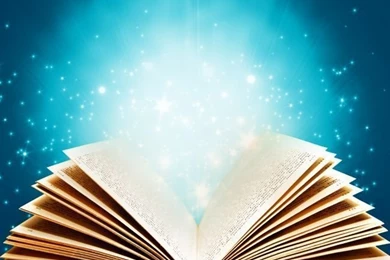 Blue Backgrounds Magic Picture Book