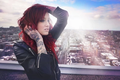 Tattoos redhead girl wallpaper 1920x1200 Magic4Walls.com