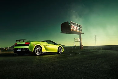 Green Lamborghini Wallpapers