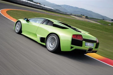 Lamborghini Murcielago LP640   Green Rear And Side Speed ...