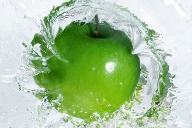 Fresh Green Apple 1400x972px