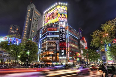 Download Wallpapers 2048x1152 Mean Streets, Japan, Tokyo, Night ...