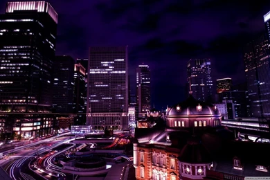 Tokyo Night View, Japan HD Desktop Wallpapers : Widescreen : High ...