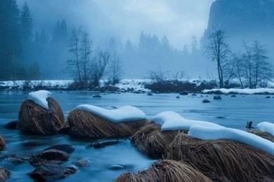 640x1136 Yosemite National Park Winter Iphone 5 Wallpapers