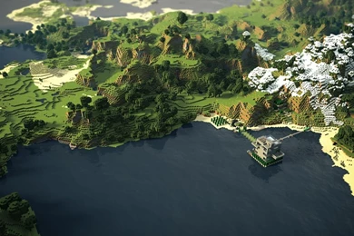 Minecraft Landscape Wallpapers   Game Wallpapers