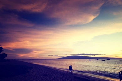 Beach Promenade Mac Wallpapers Download