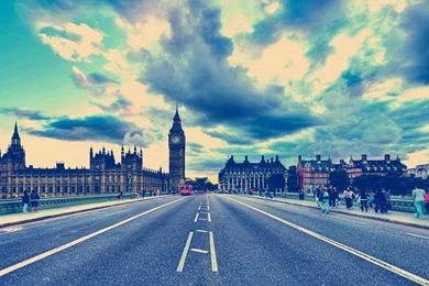 Clock Tower London Bridge HD Desktop Mobile Wallpaper Backgrounds