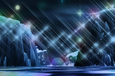 Blue Ice Lakes Sparkles Wallpapers