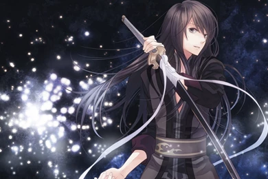Download Wallpapers 1920x1200 Anime, Boy, Kimonos, Sword, A Star ...