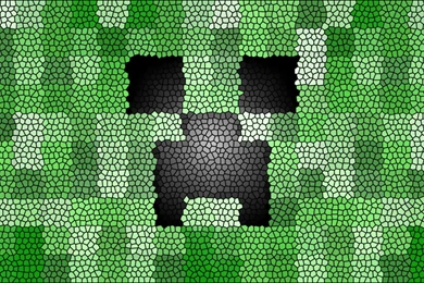 Minecraft Green Creeper Wide Wallpapers Game De