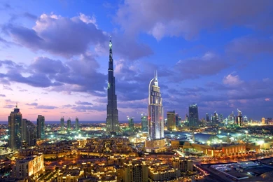 Download Wallpapers 1920x1080 Dubai, Building, View From The Top ...