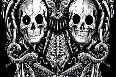 Top Skull Wallpapers Iphone Images For Pinterest