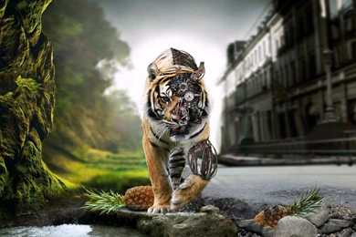 Tiger Art Wallpaper hd   Wallpapers Wave