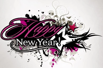 Stylish New Year 2014 Wallpapers
