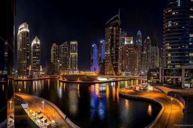 Dubai city night wallpaper best interior paint wallpaperdubai ...