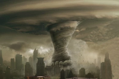 Cityscapes, Storm, Fists, Tornadoes, Vortex, Debris :: Wallpapers
