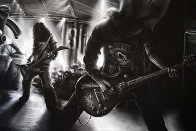 HDscreen: Death Star Guns N Roses In Flames Iron Maiden Judas ...