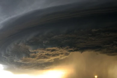 Download Wallpapers 1920x1080 Tornado, Sky, Funnel, Road, Field ...