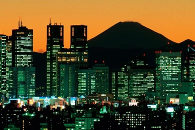 HDscreen: Japan Mount Fuji Tokyo Cityscapes Desktop Bakcgrounds