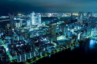 HDscreen: Japan Tokyo City Night Cityscapes Desktop Bakcgrounds