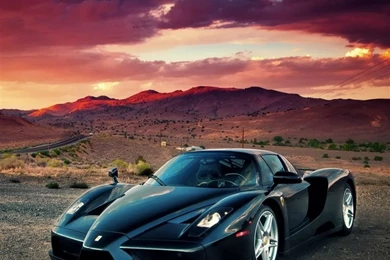 Super Sports Car Ferrari Enzo iPad Air Wallpapers Download