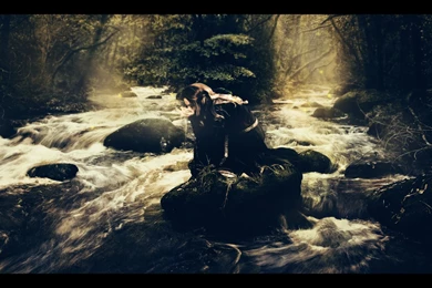 Lady In Dark Woods By Artush On DeviantArt