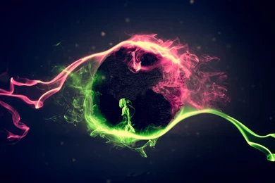 Splashes, Colorsplash, Green, Purple, Pink, Rush, Abstract, Space ...