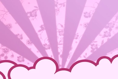 Clouds Digital Art Light Pink Simple Wallpapers   (