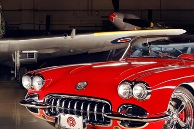 Chevrolet Corvette C1 1959 iPhone 4s Wallpapers Download