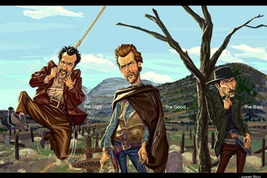 THE GOOD THE BAD AND THE UGLY Western Clint Eastwood R Wallpapers ...